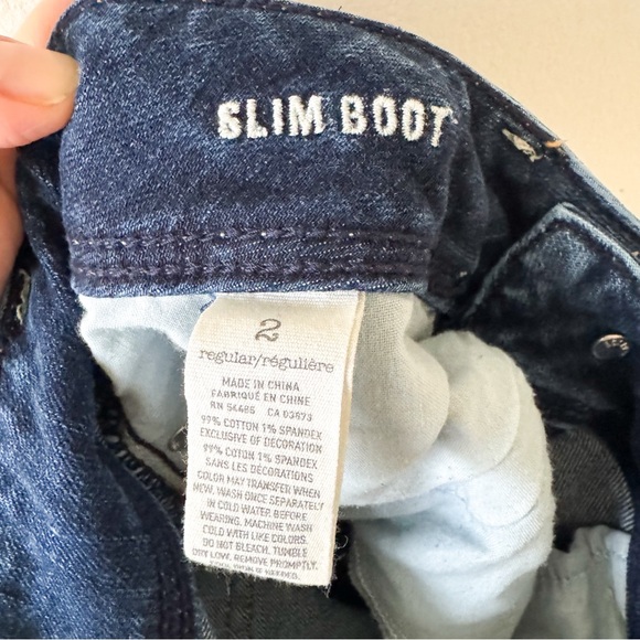 American Eagle Women's Slim Boot Stretch Jeans Size 2 - Picture 8 of 9